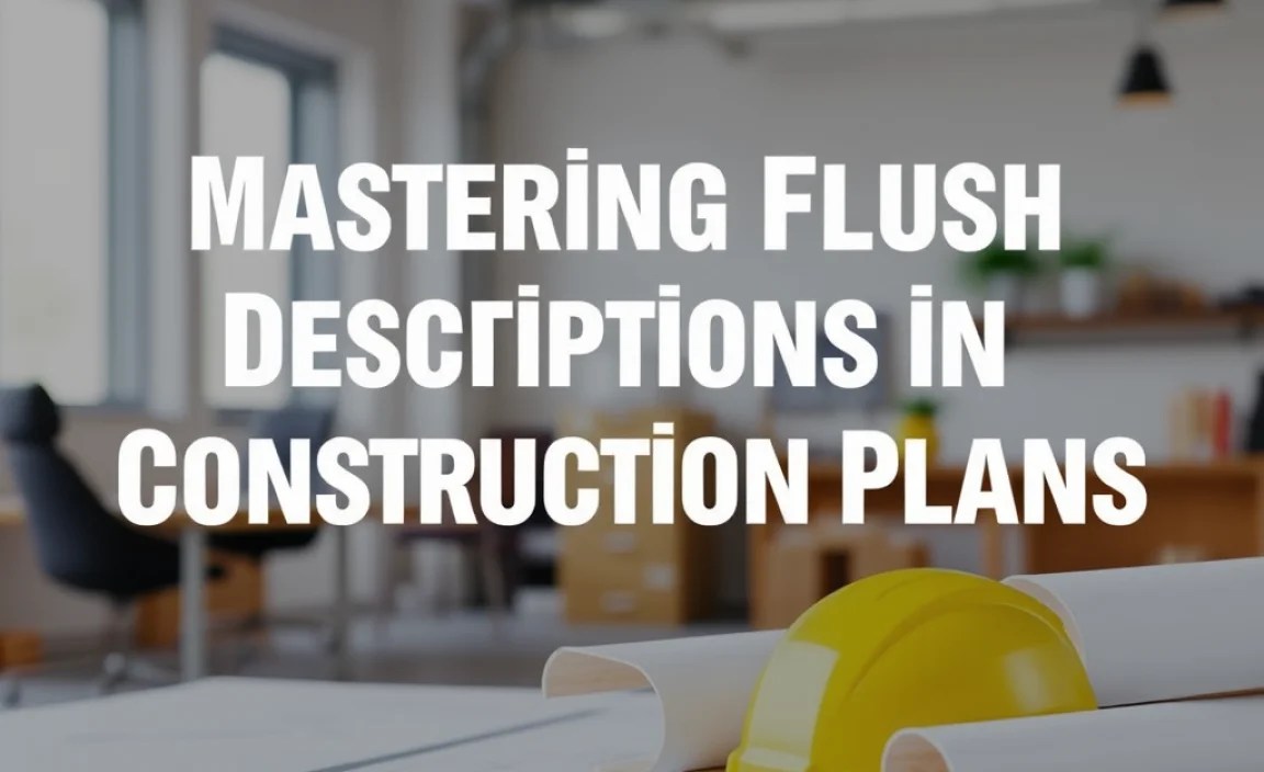 Mastering Flush Descriptions in Construction Plans