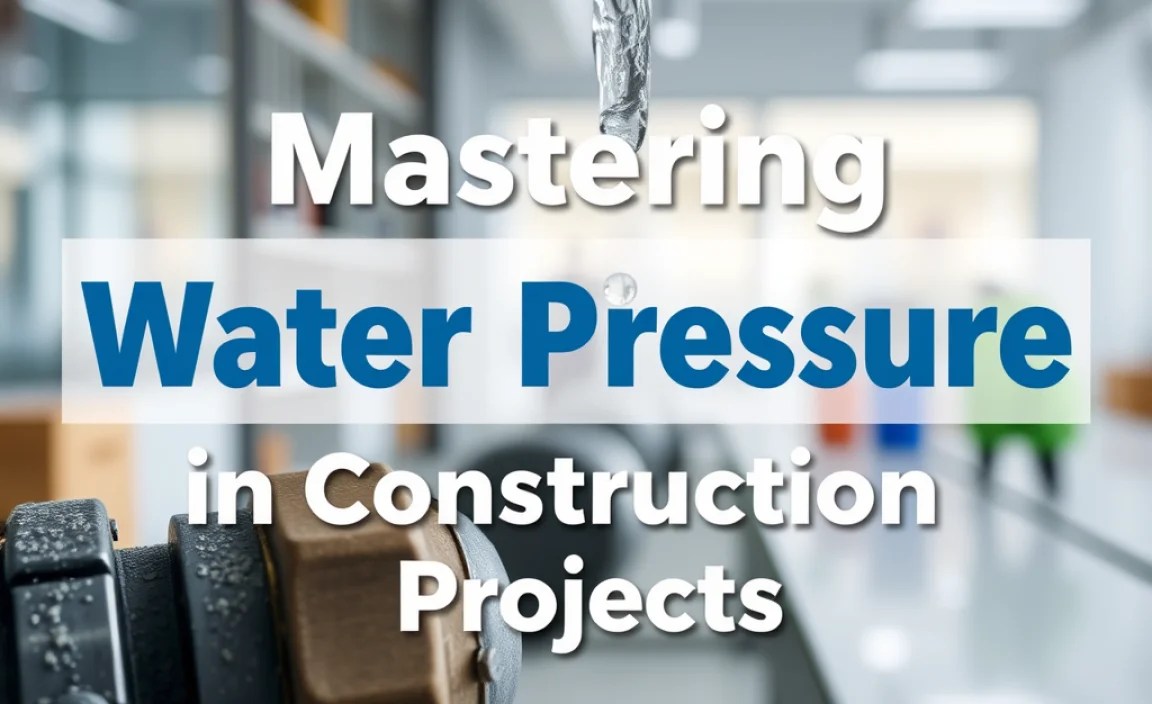 Mastering Water Pressure in Construction Projects