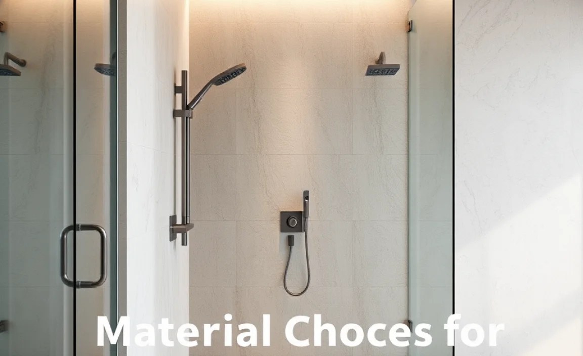 Material Choices for Shower Layouts