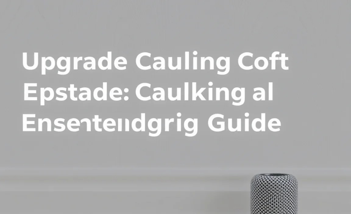 Material Costs: The Caulk Itself