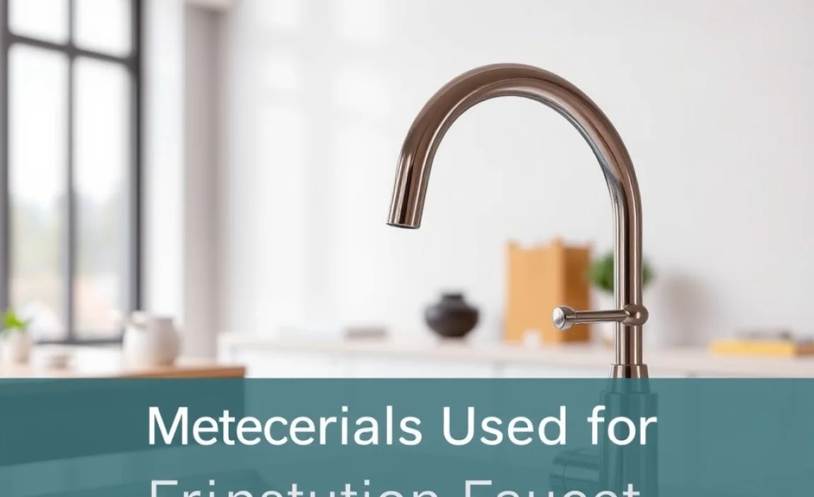 Materials Used for Construction Faucets