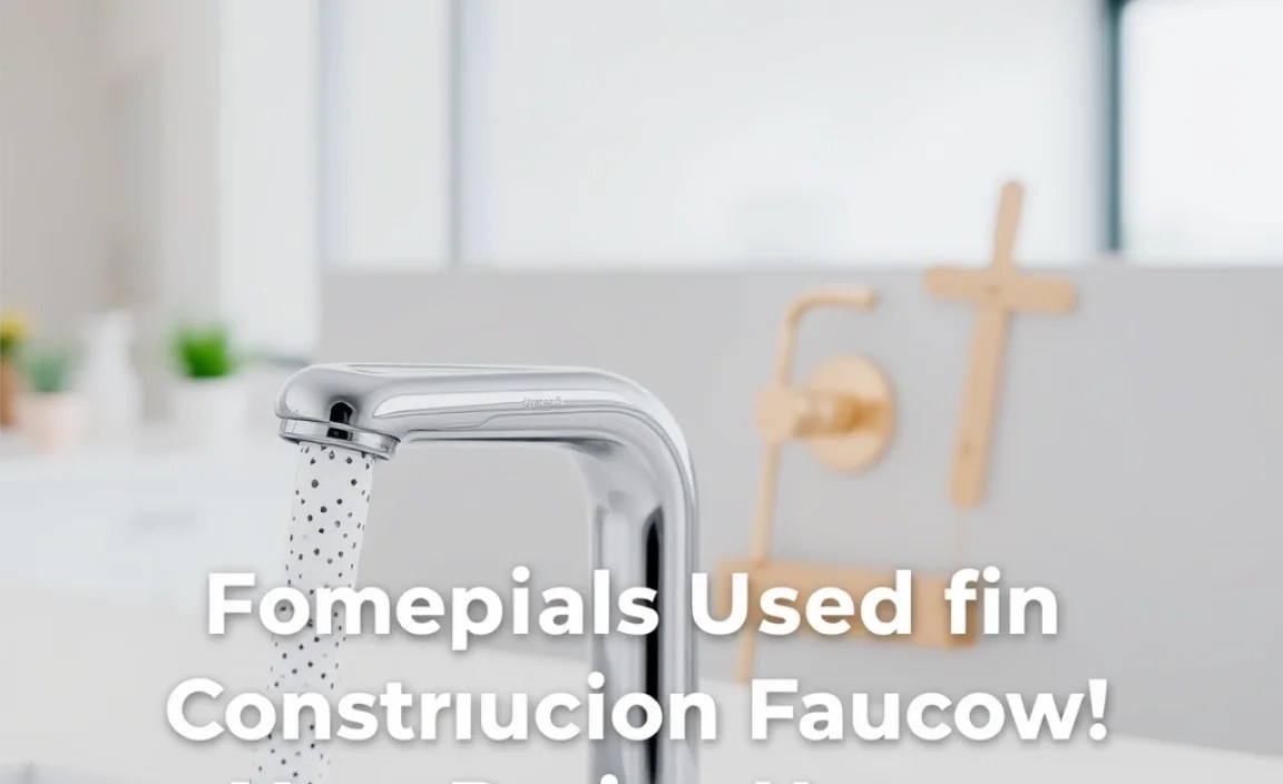Materials Used in Construction Faucets