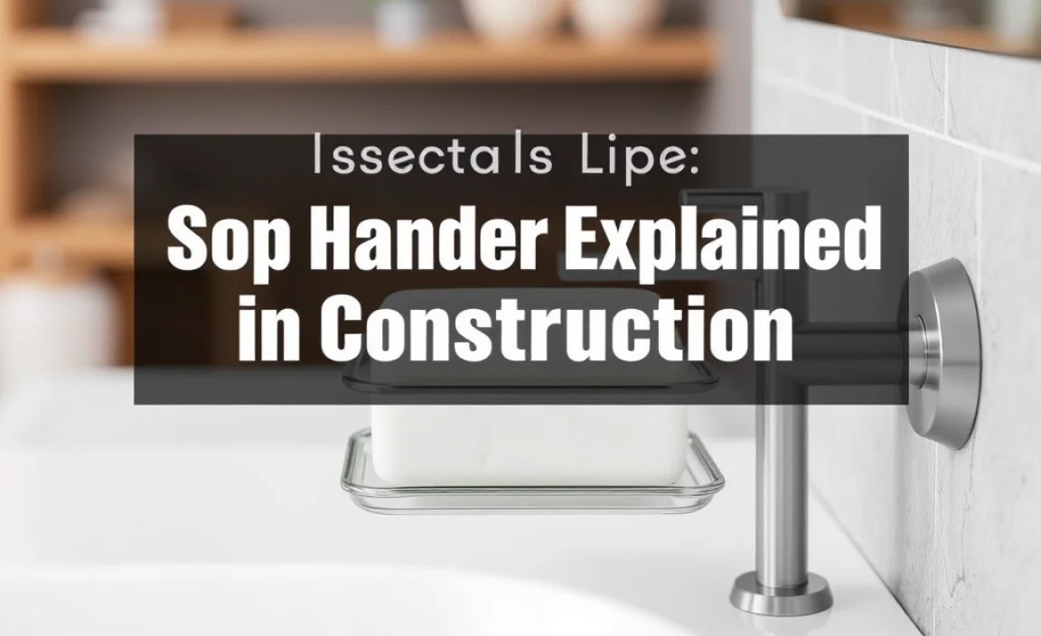 Materials Used in Construction Soap Holders