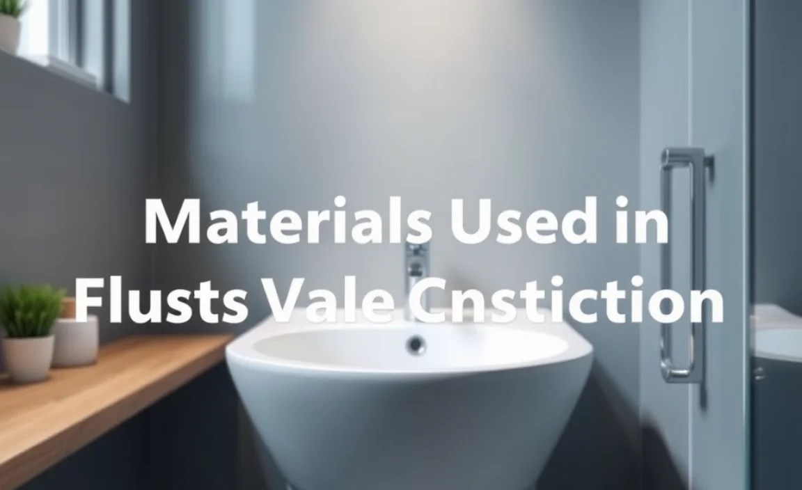 Materials Used in Flush Valve Construction