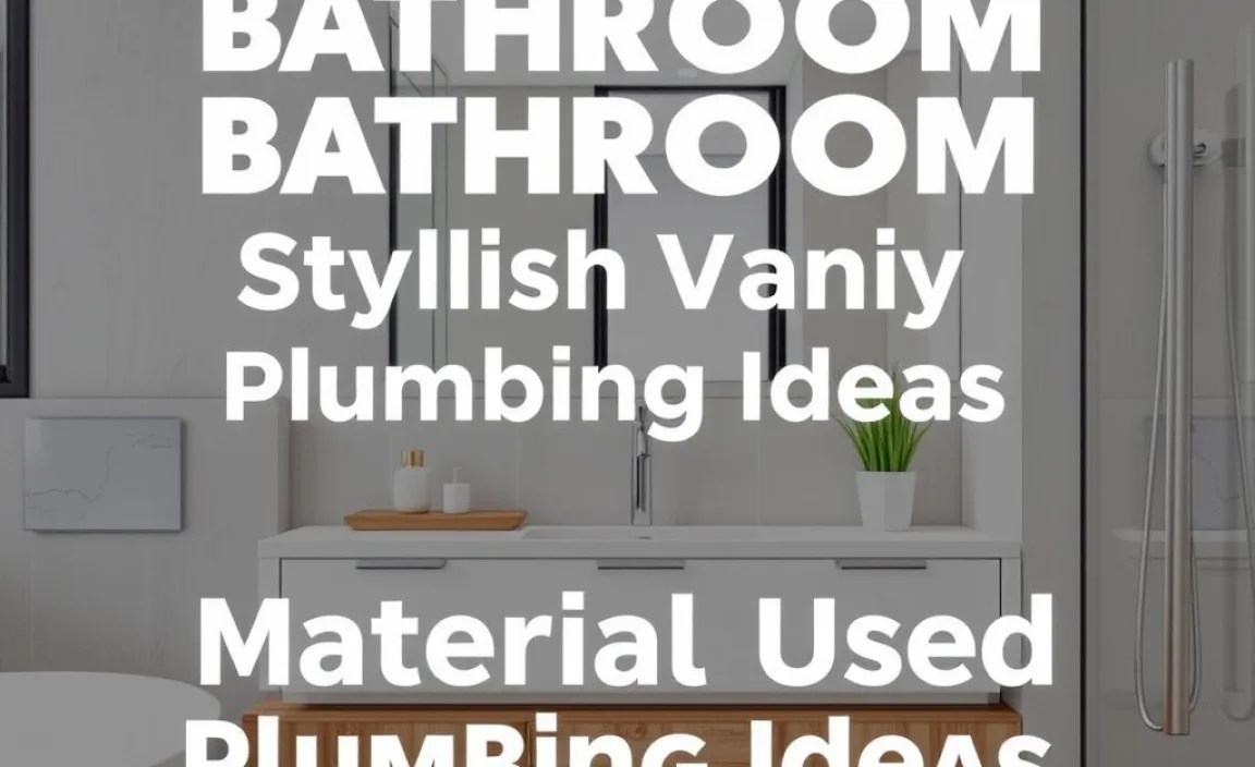 Materials Used in Vanities