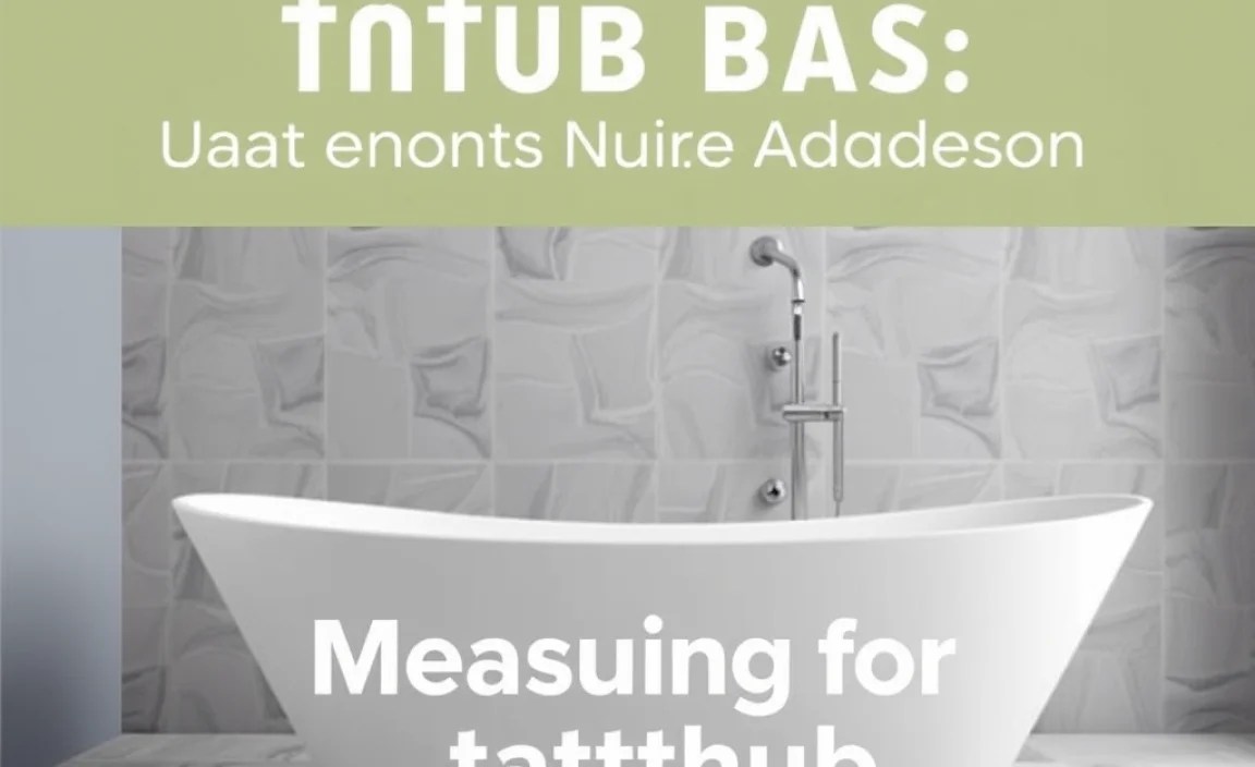 Measuring for Bathtub Installation