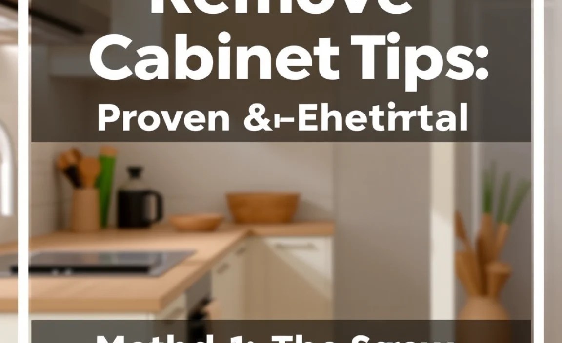 Method 1: The Screw-Driven Detach