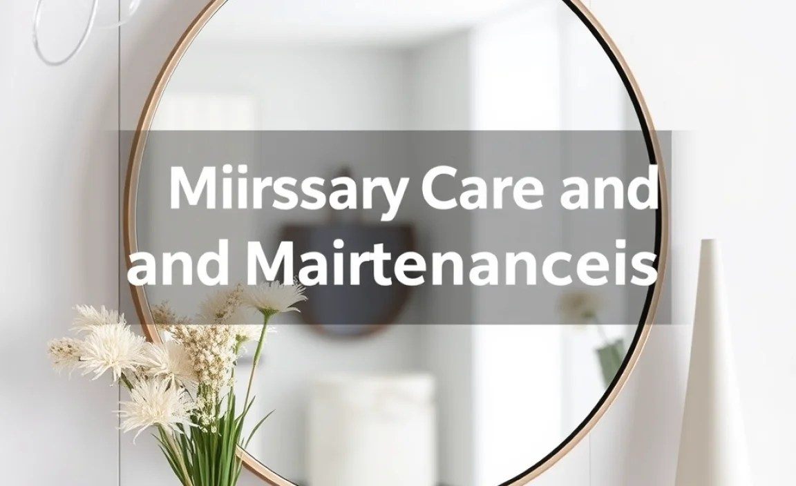 Mirror Care and Maintenance Terms