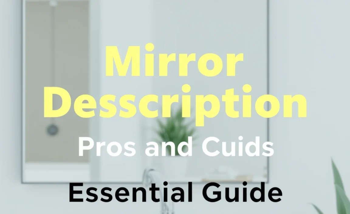 Mirror Description Pros and Cons: Essential Guide