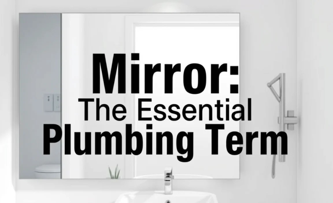 Mirror: The Essential Plumbing Term