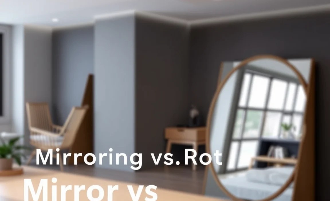 Mirroring vs. Rotation: Understanding the Difference