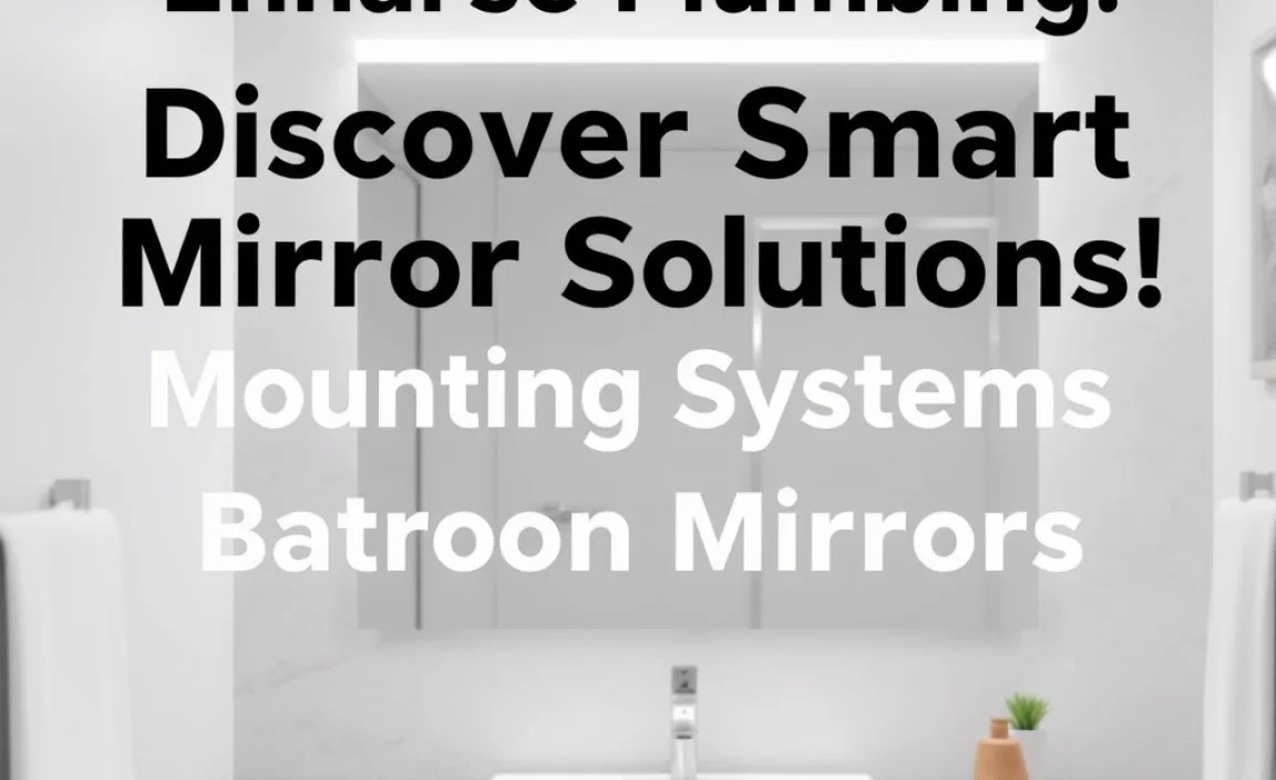Mounting Systems for Bathroom Mirrors