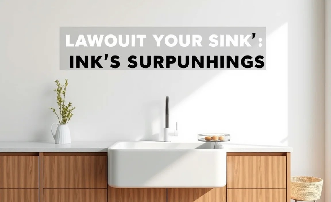Optimizing Your Sink’s Surroundings