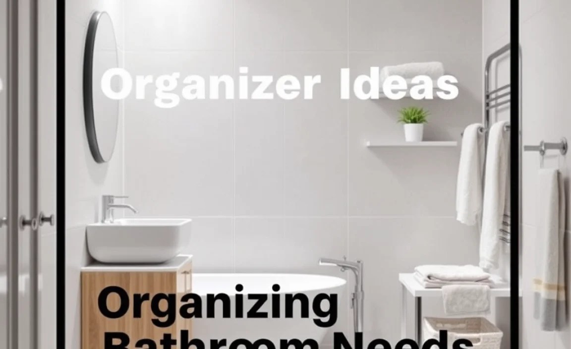 Organizing for Different Bathroom Needs