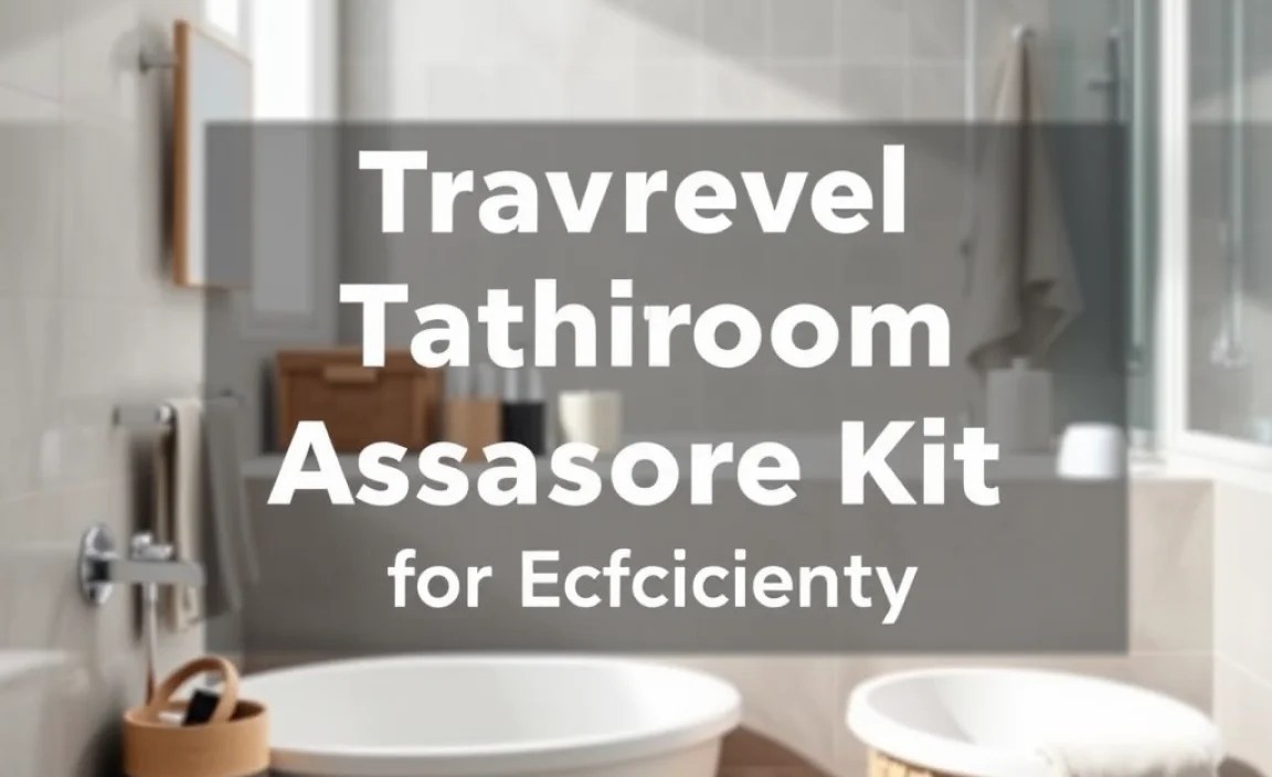 Organizing Your Travel Bathroom Kit for Efficiency