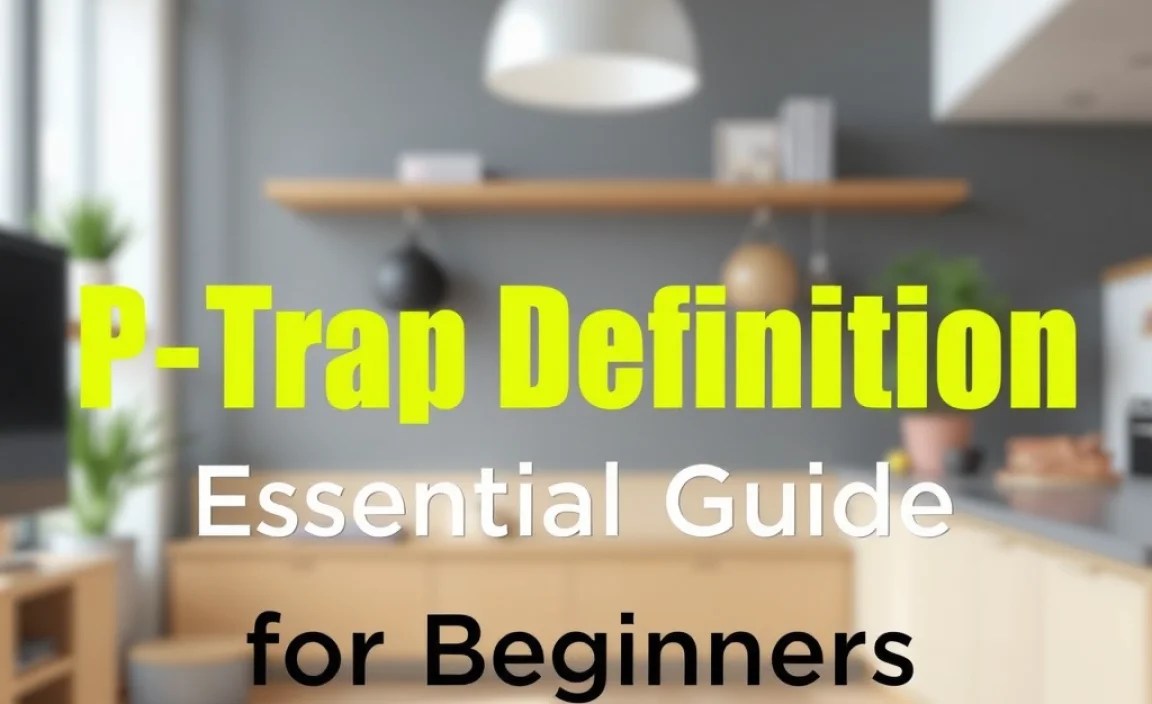 P-Trap Definition: Essential Guide for Beginners