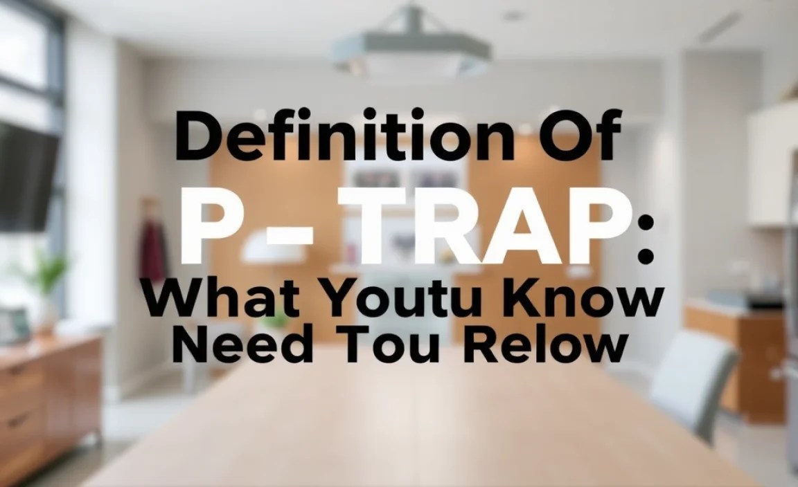 P-Trap Definition