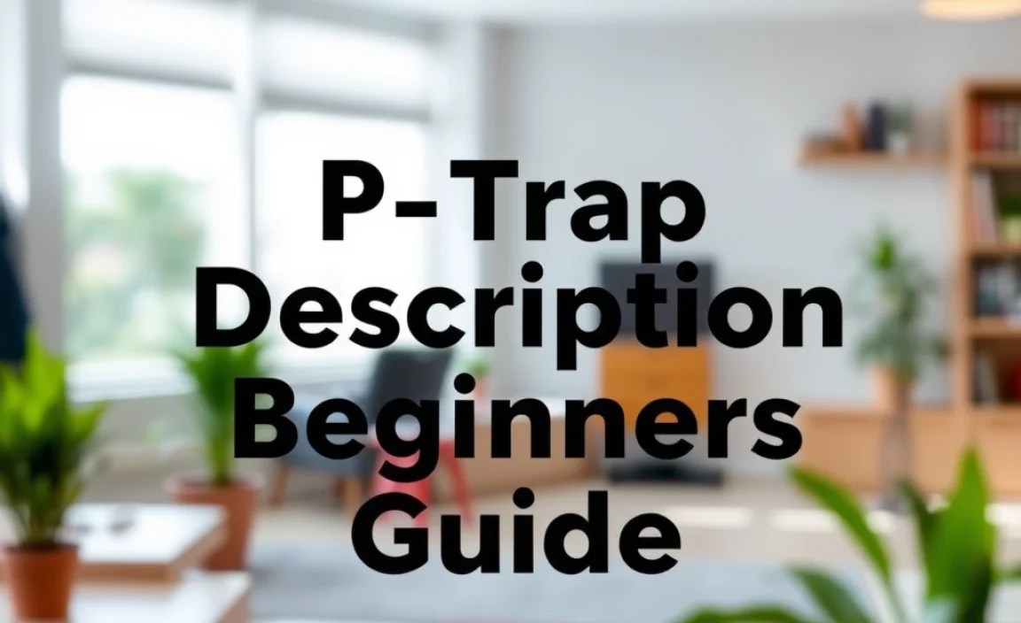 P-Trap Description for Beginners: Essential Guide