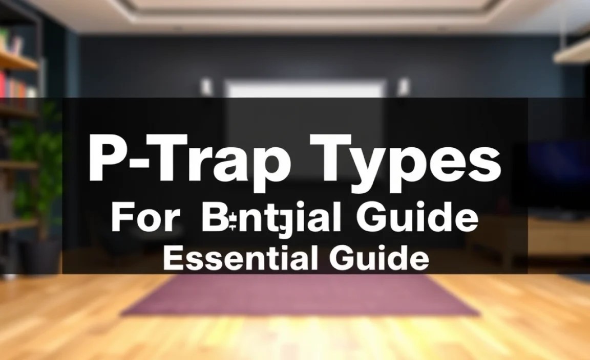 P-Trap Types For Beginners: Essential Guide