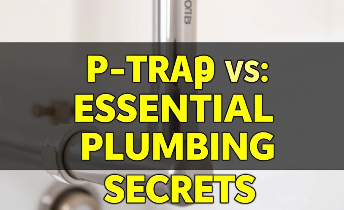 P-Trap vs: Essential Plumbing Secrets