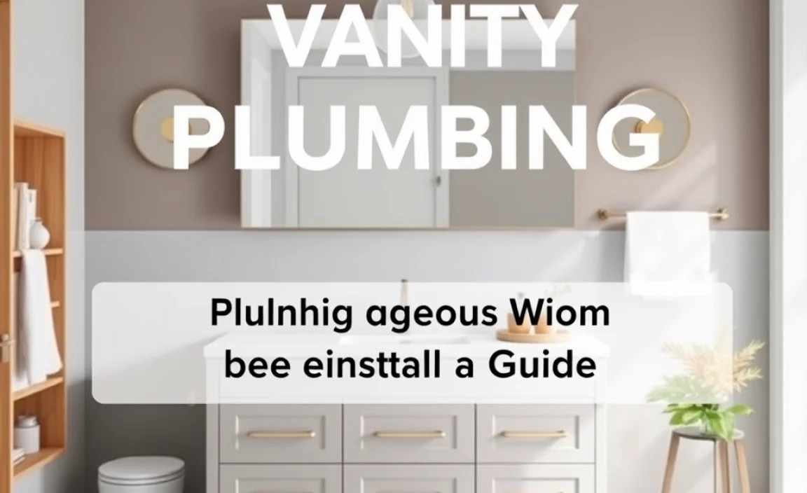 Plumbing Considerations When Installing a Vanity