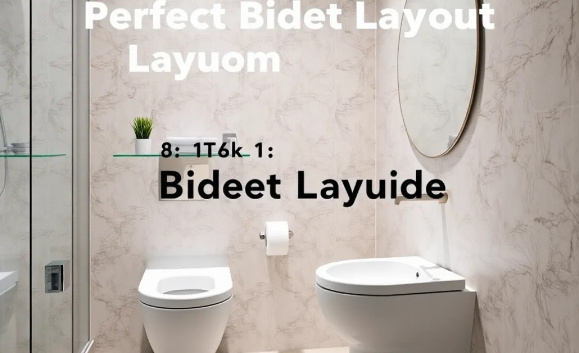 Plumbing for Bidet Layout