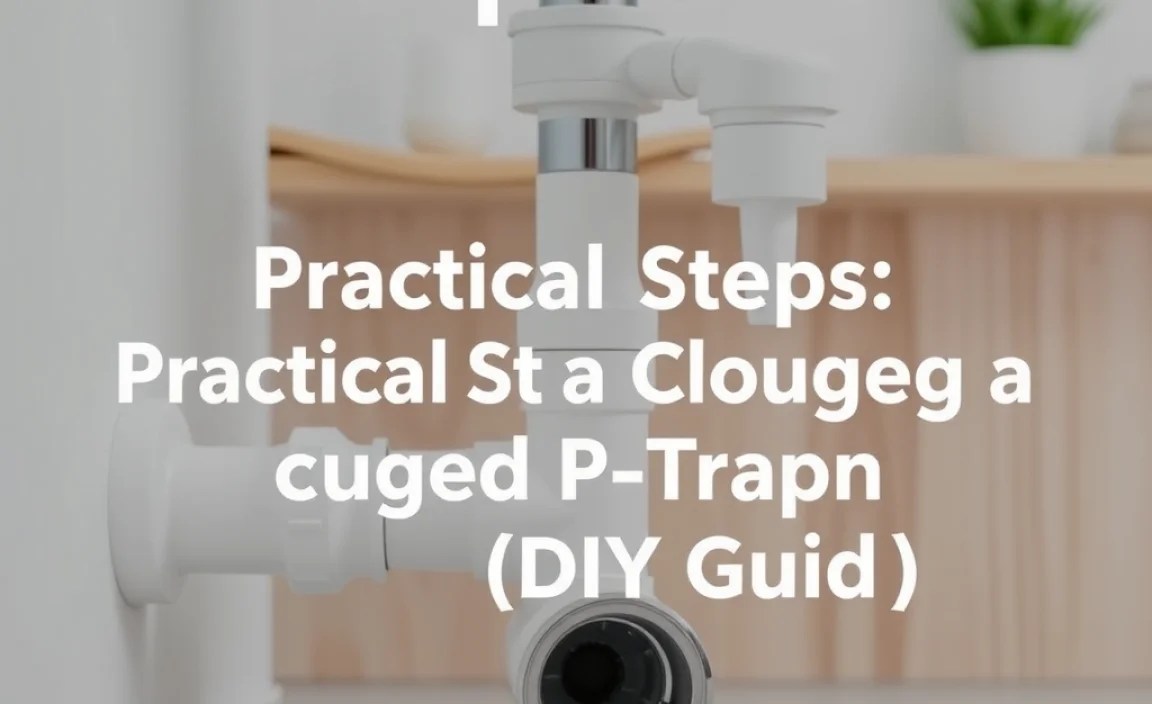 Practical Steps: Clearing a Clogged P-Trap (DIY Guide)