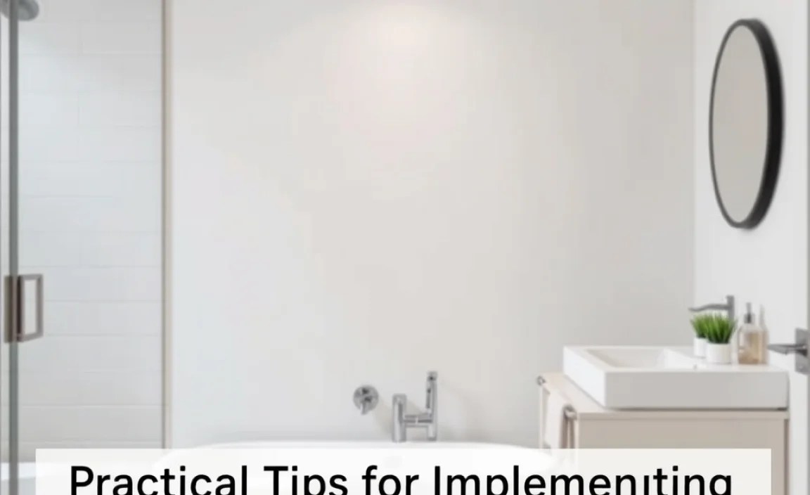 Practical Tips for Implementing Your Small Bathroom Organization