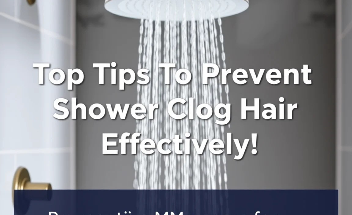 Preventative Measures for Clog-Free Showers