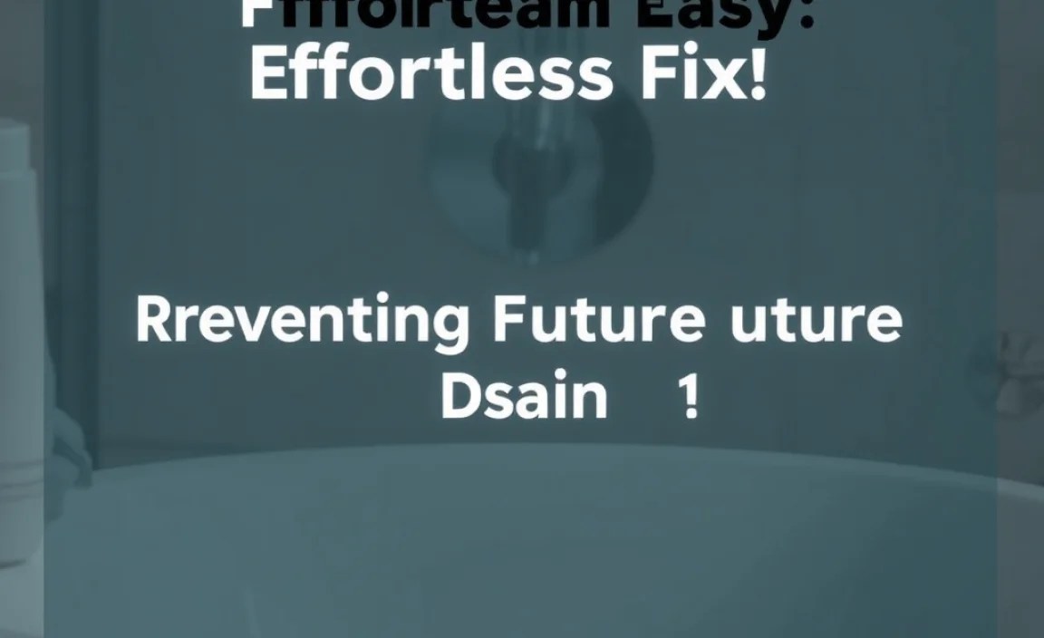 Preventing Future Drain Disasters