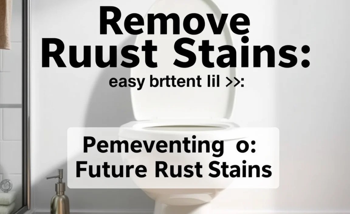 Preventing Future Rust Stains