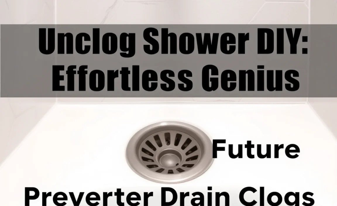Preventing Future Shower Drain Clogs