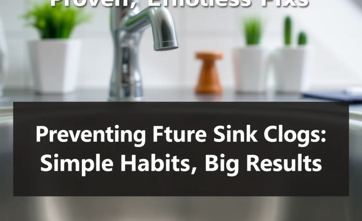 Preventing Future Sink Clogs: Simple Habits, Big Results