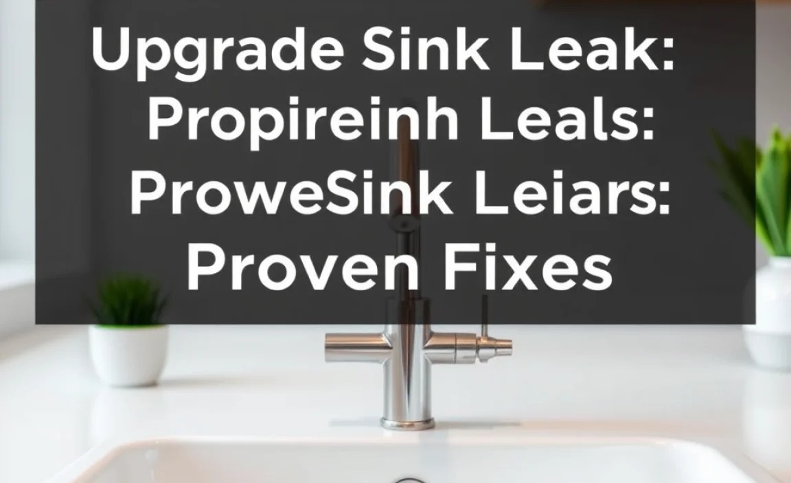 Preventing Future Sink Leaks