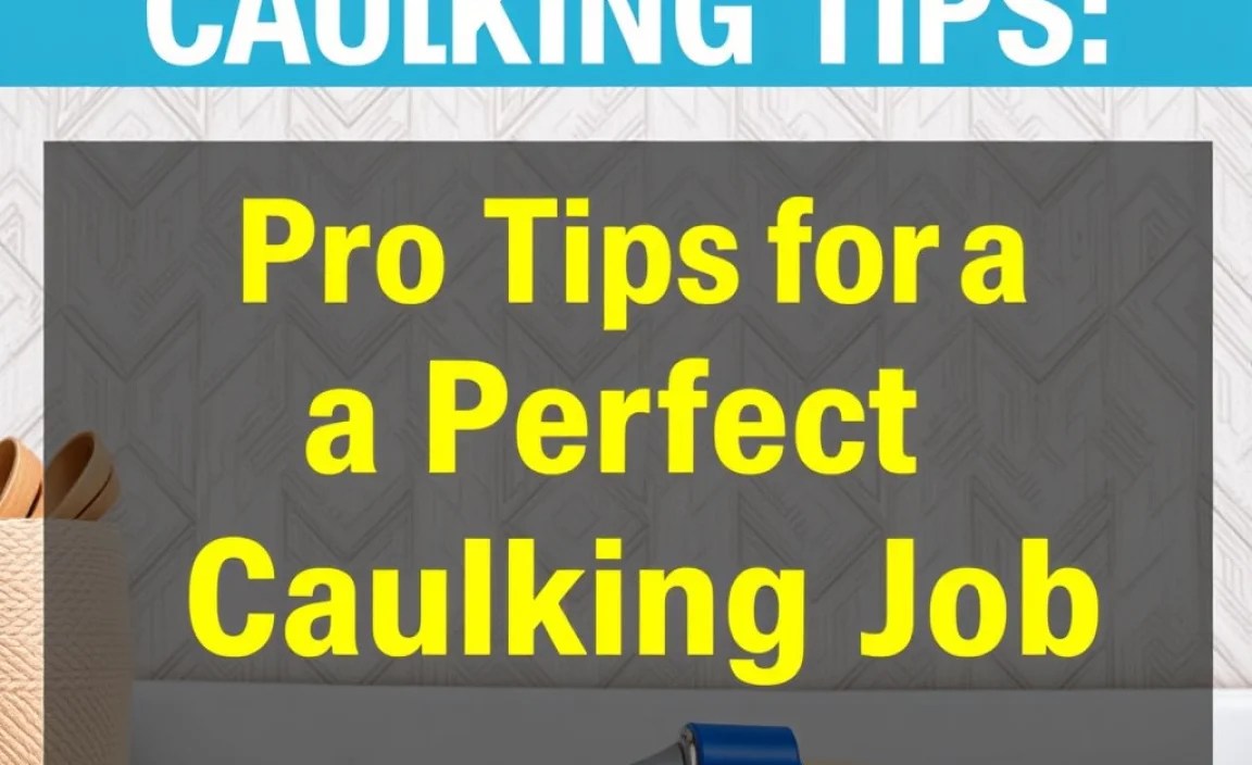 Pro Tips for a Perfect Caulking Job