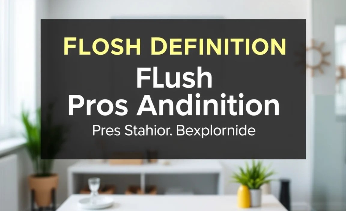 Pros and Cons: The Flush Experience