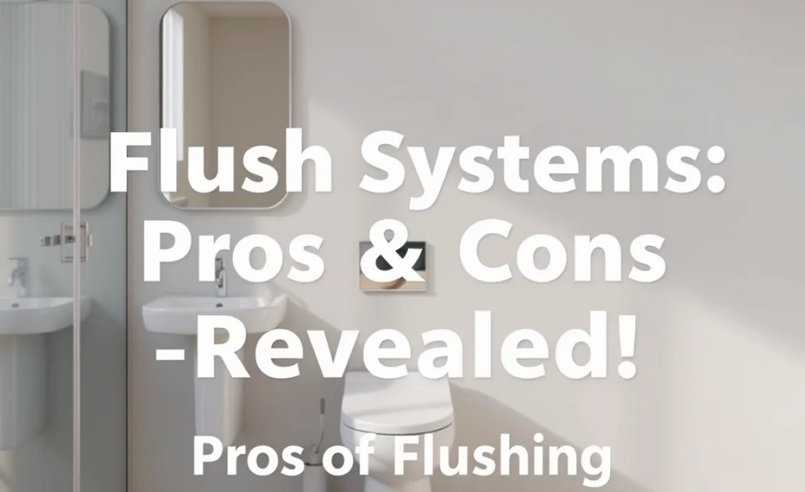 Pros of Flushing Systems