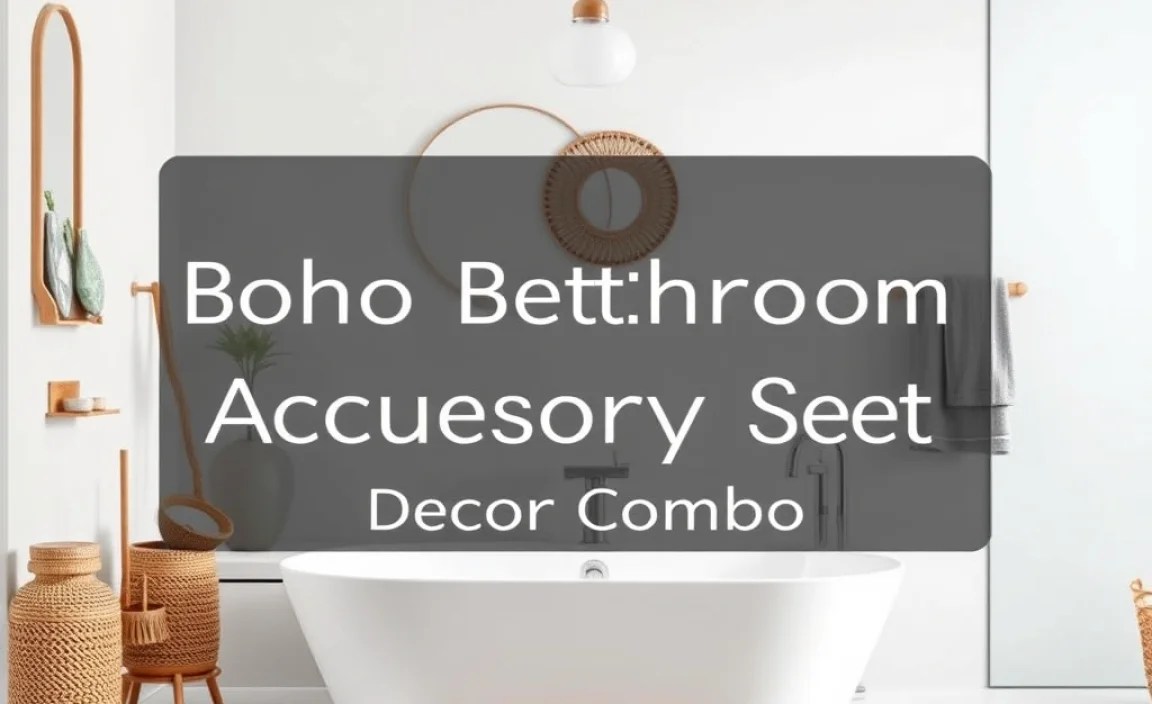 Putting it All Together: Creating Your Boho Bathroom Decor Combo