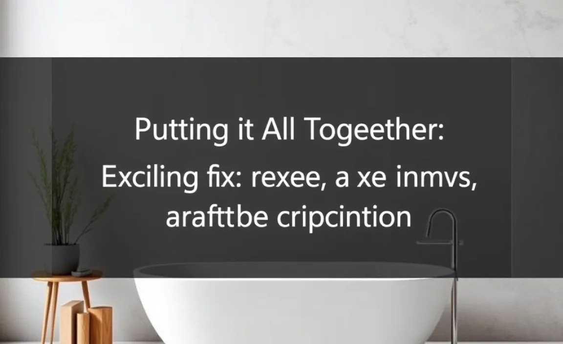 Putting It All Together: Excerpt from a Bathtub Description