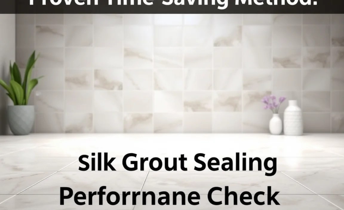 Quick Grout Sealing Performance Check