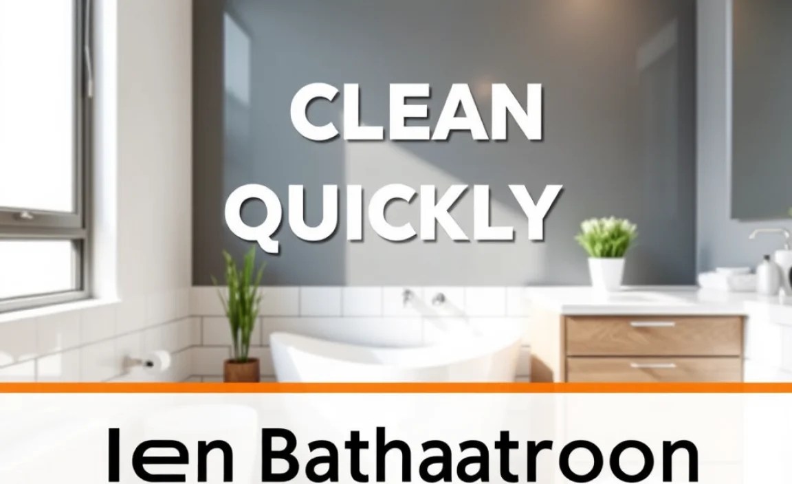 Quick Tips for Maintaining a Clean Bathroom