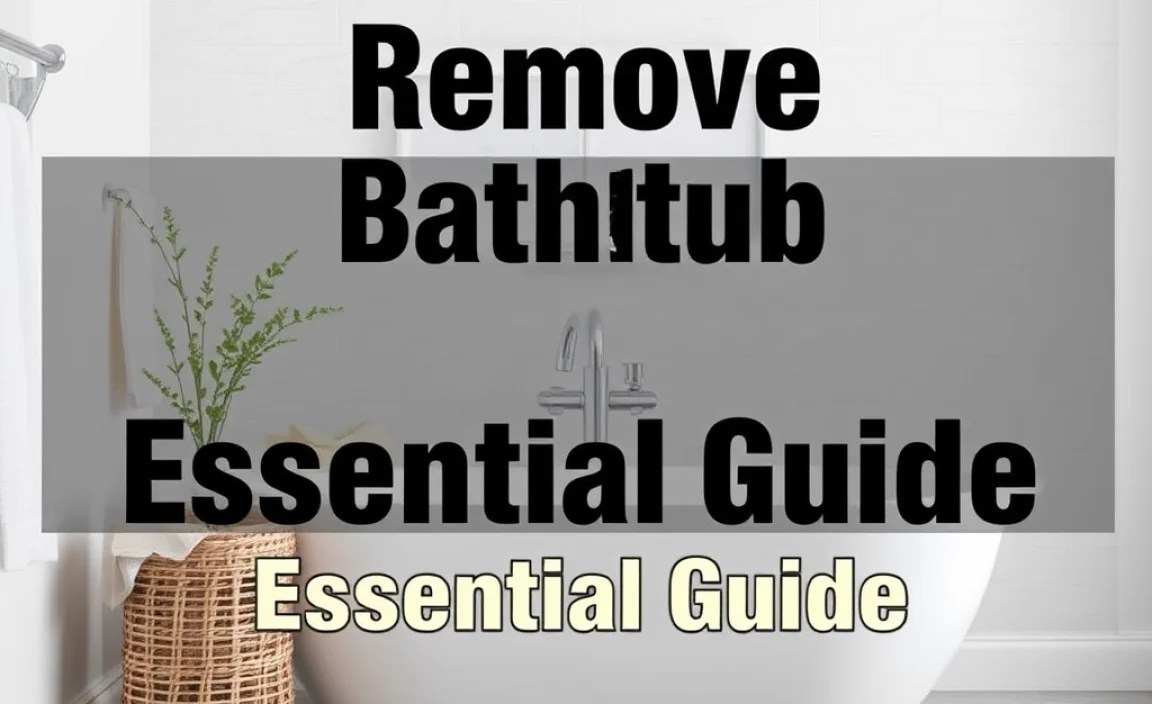 Remove Bathtub Cheap: Essential Guide