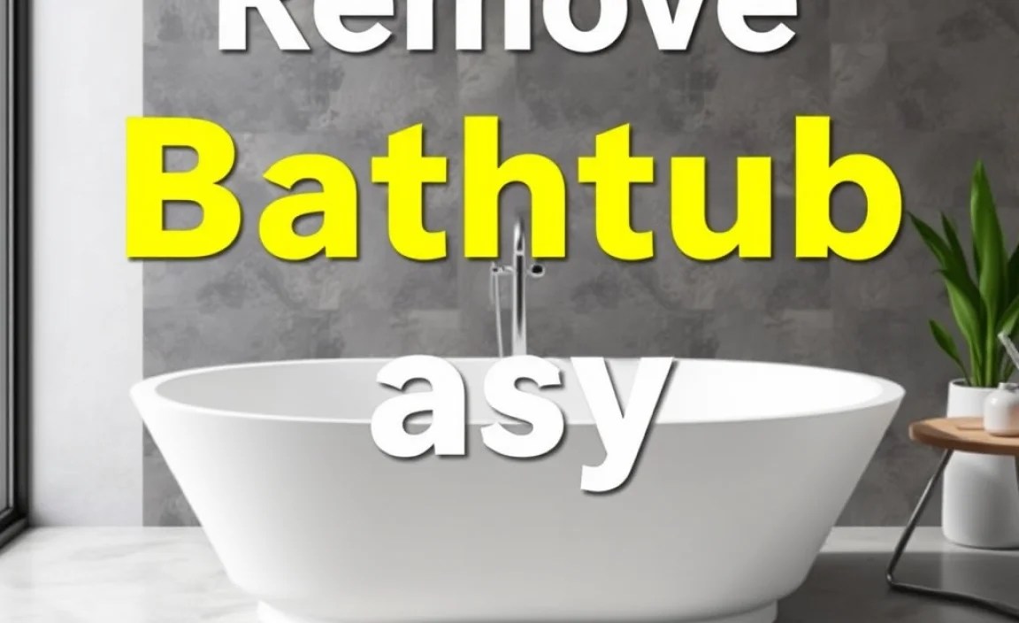 Remove Bathtub Easy: Effortless Guide