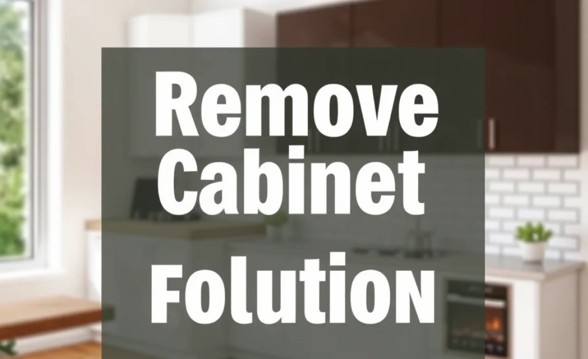Remove Cabinet Fast: Proven Effortless Solution