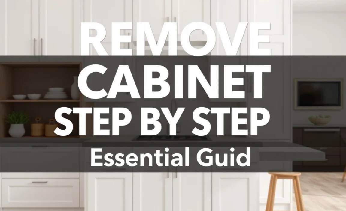 Remove Cabinet Step by Step: Essential Guide