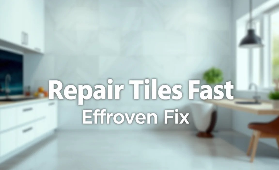 Repair Tiles Fast: Effortless Proven Fix