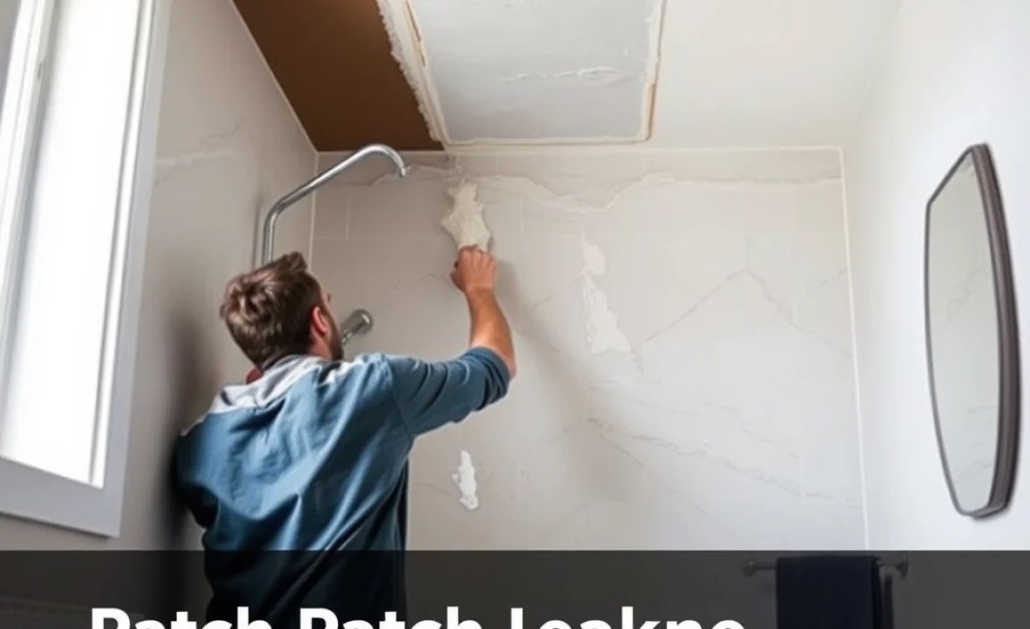 Repairing the Damaged Ceiling Patch