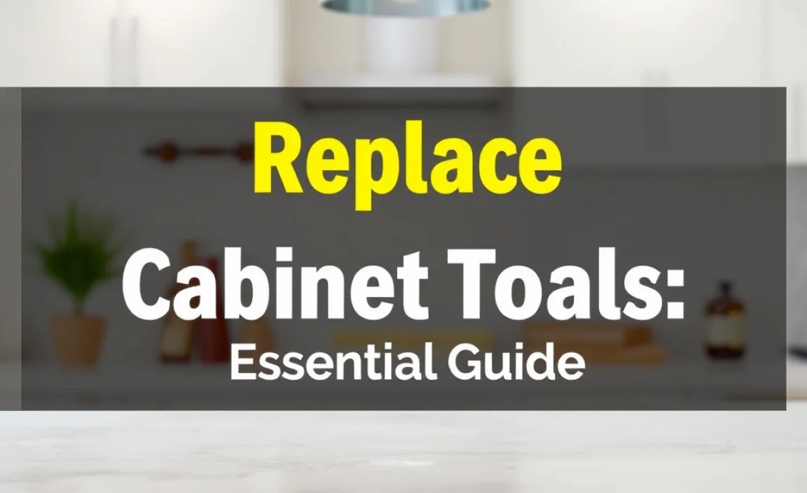 Replace Cabinet Tools: Essential Guide