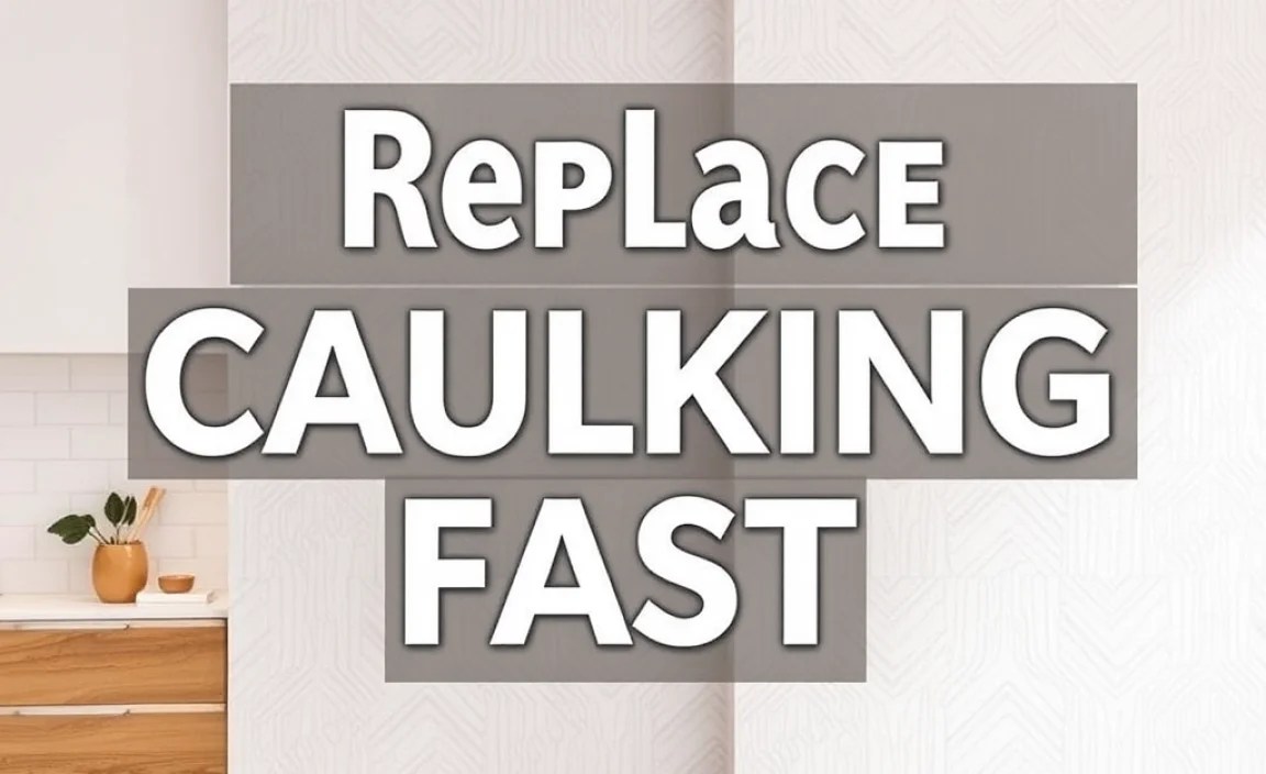 Replace Caulking Fast: Essential Guide