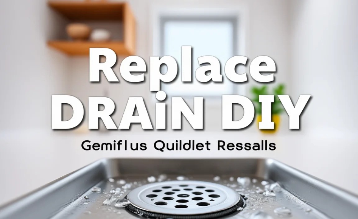 Replace Drain DIY: Genius Guide For Effortless Results